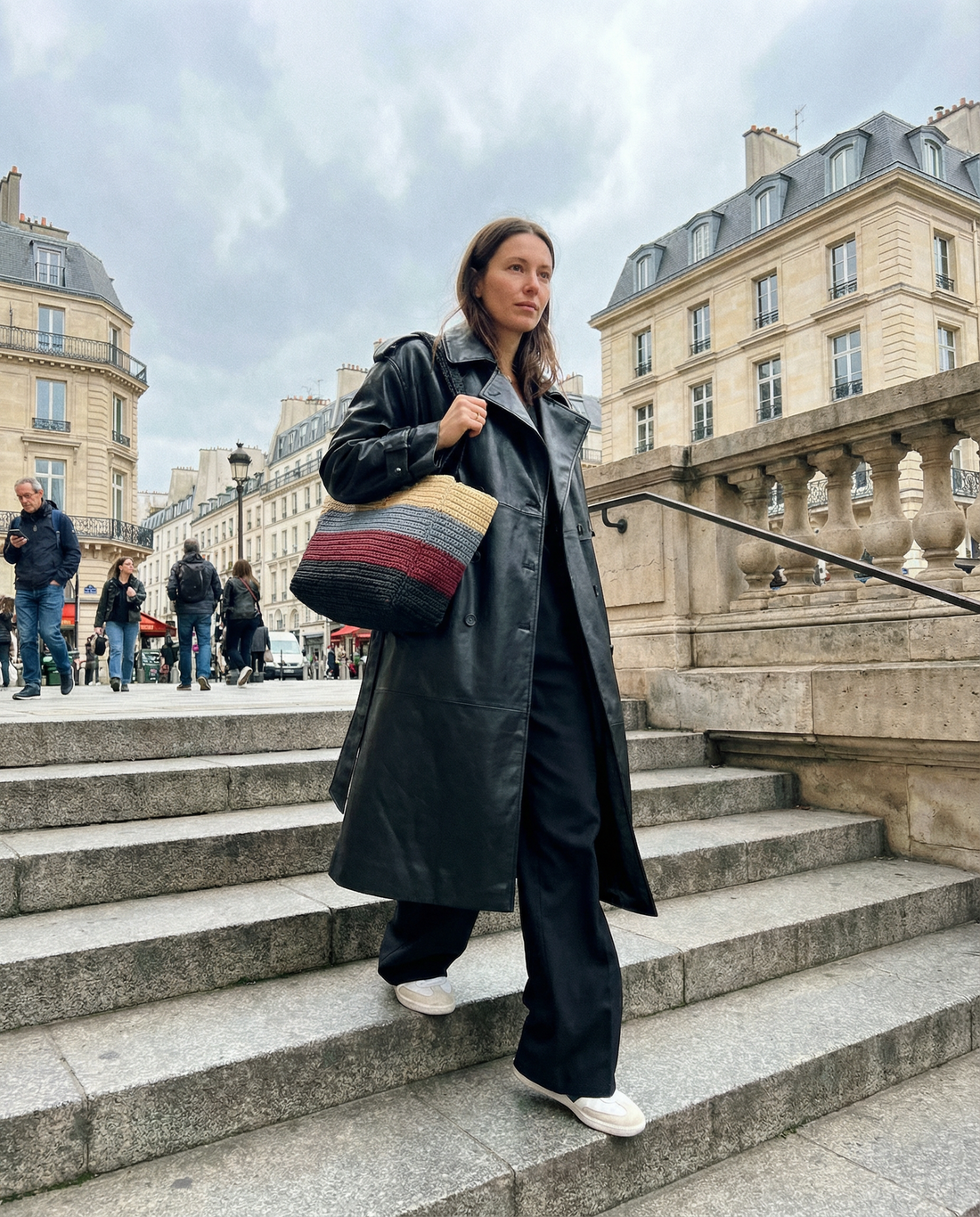 How to Style a Raffia Bag in the City (Not Only at the Beach)