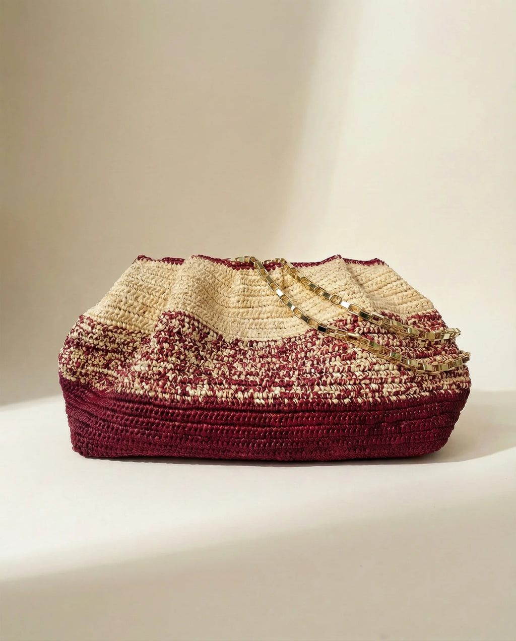 LE PUFF CROCHET - METIS GRENAT